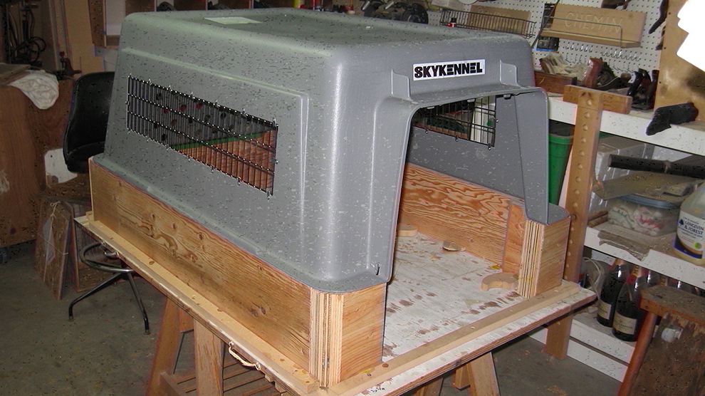 Wood Extension to increase the height of commercial travel crates
